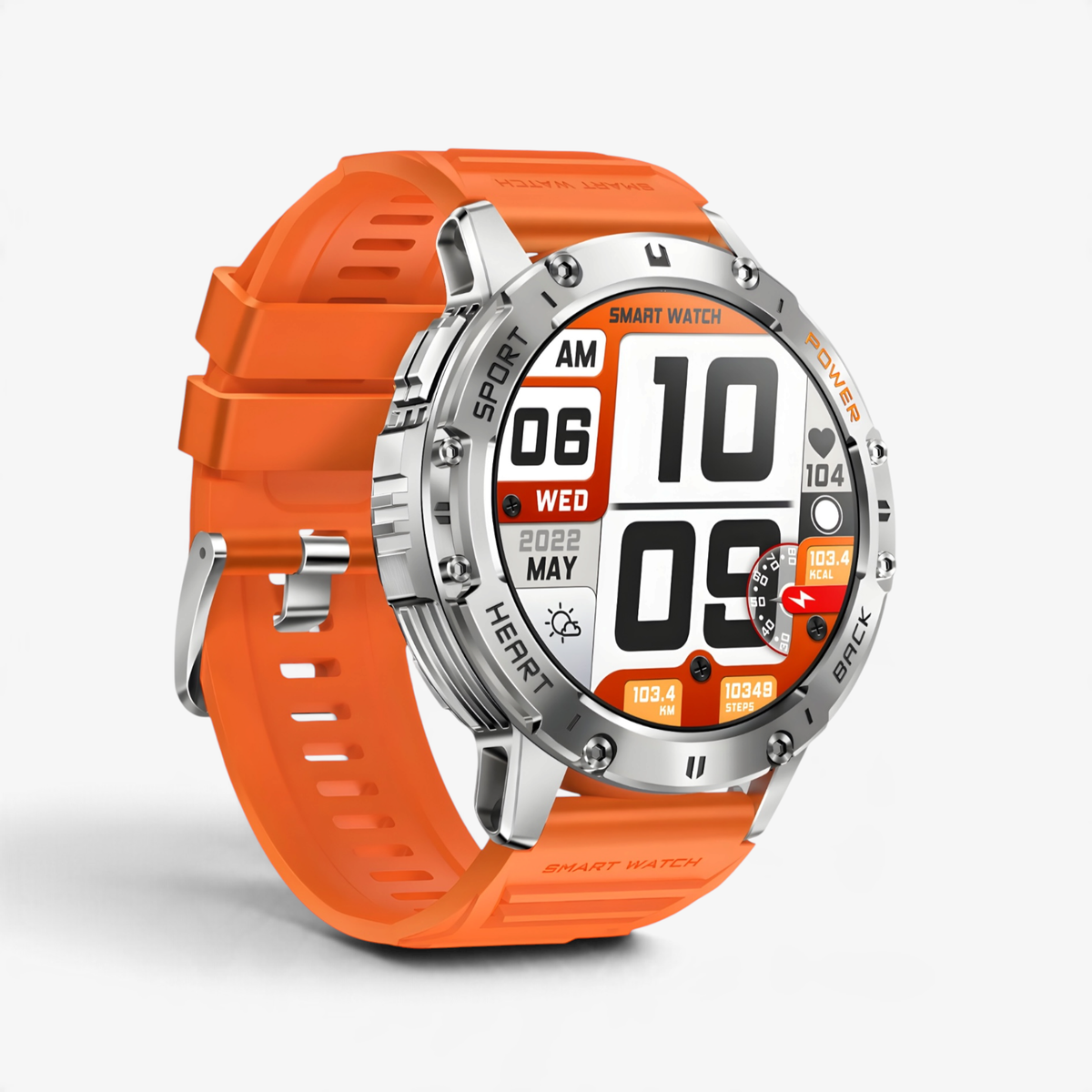 Muški Pametni Sat - Military K65 Orange