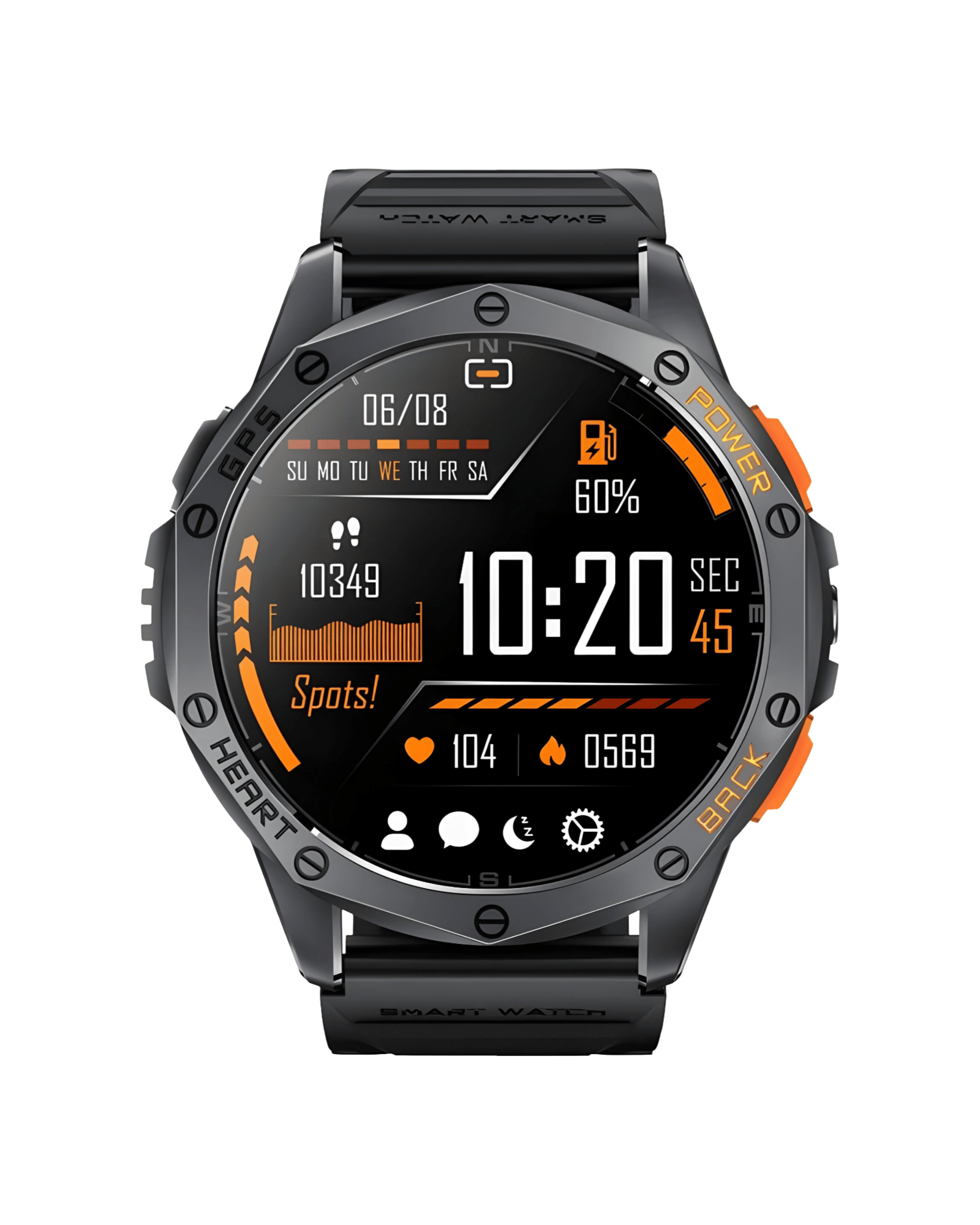 Muški Pametni Sat - Military K67 Black