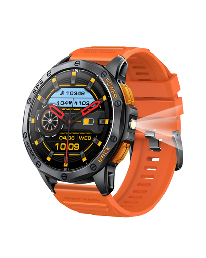Muški Pametni Sat - Military K67 Black/Orange
