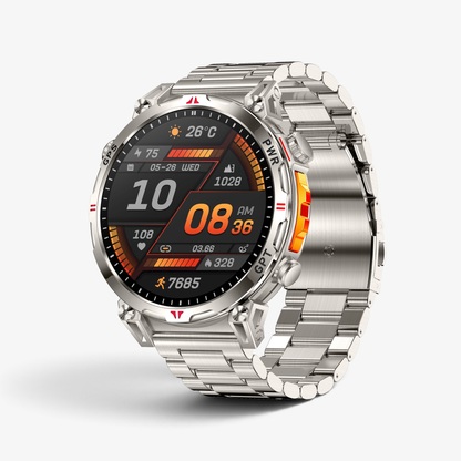 Muški Pametni Sat Military KC93 - Silver/Orange