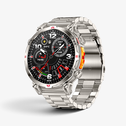 Muški Pametni Sat Military KC93 - Silver/Orange