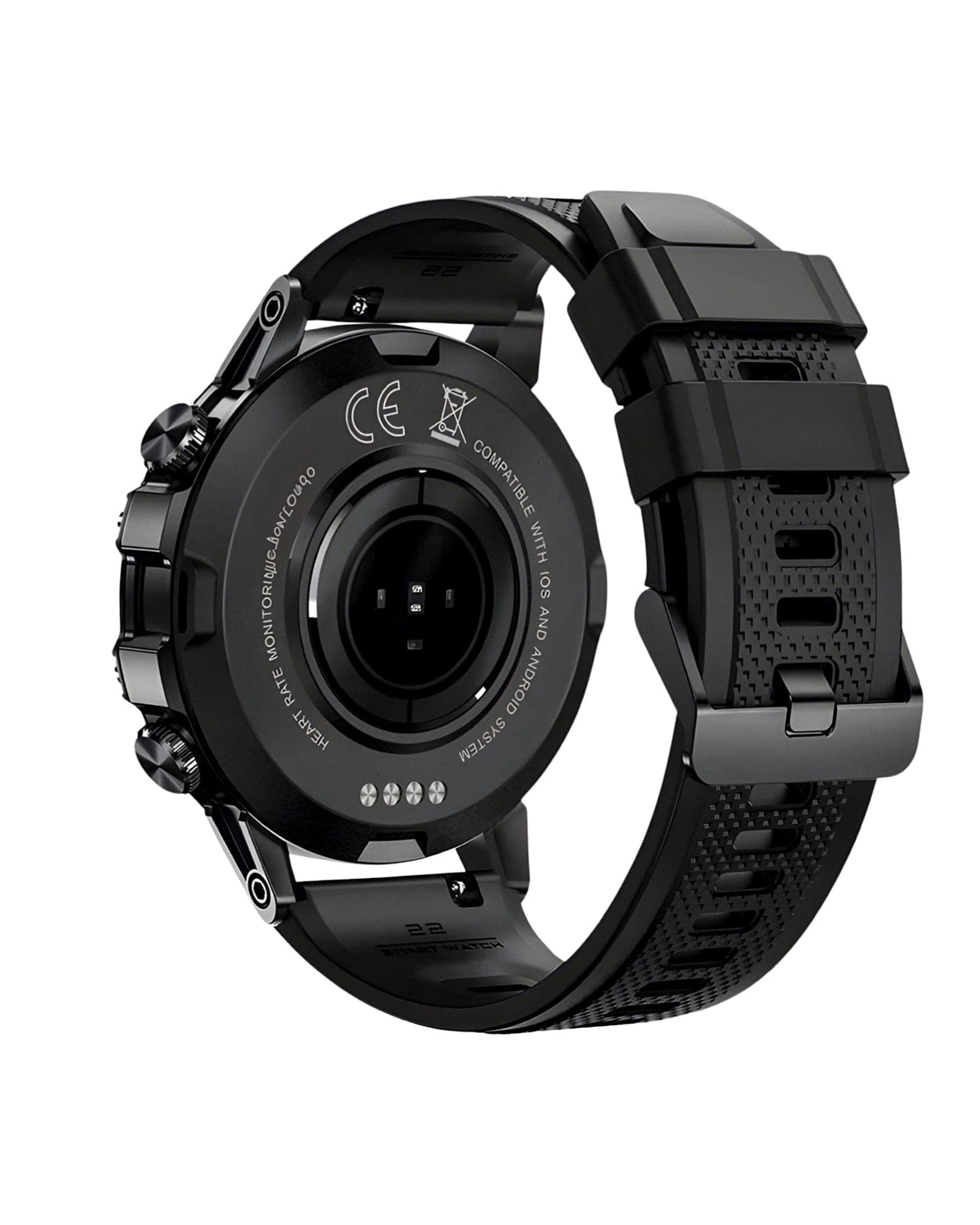 Muski pametni sat Military NX10 Metal Black ⌚️