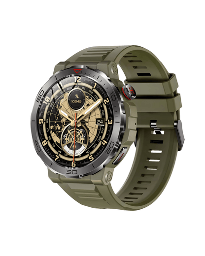 Desna bočna strana pametnog sata Military VD39 Pro sa metalnim kućištem i aktivnim ekranom