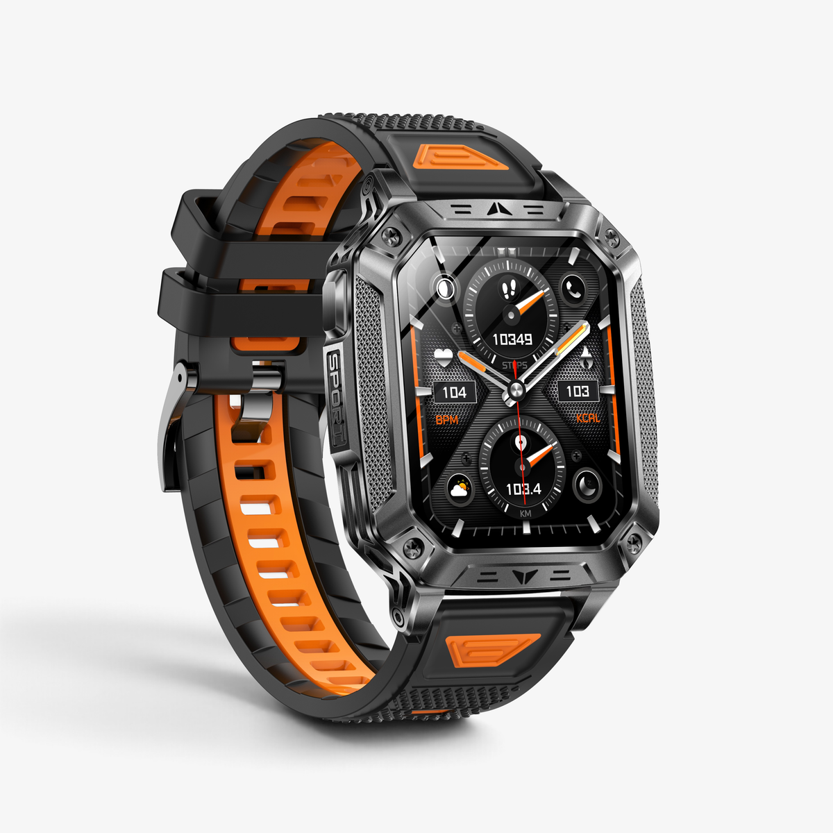 Muški Pametni Sat Orvex AK86 - Black/Orange