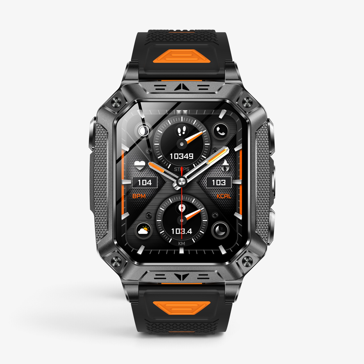 Muški Pametni Sat Orvex AK86 - Black/Orange