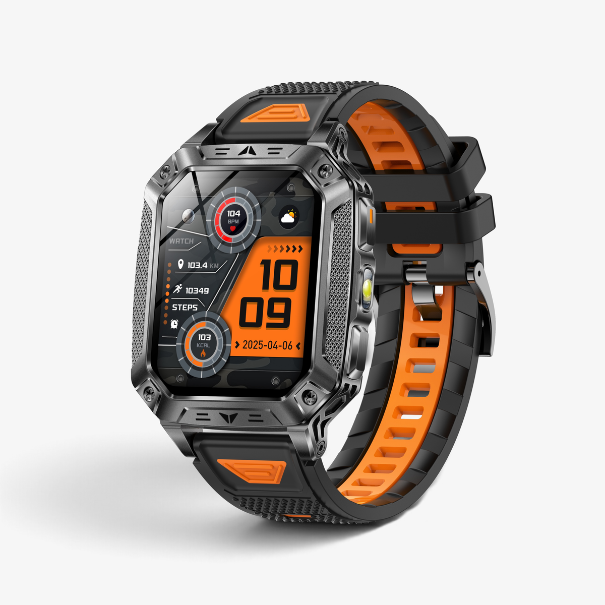 Muški Pametni Sat Orvex AK86 - Black/Orange