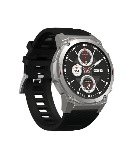 Sport Vibe 7 Pro Silver pametni sat – leva bočna strana srebrnog metalnog kućišta