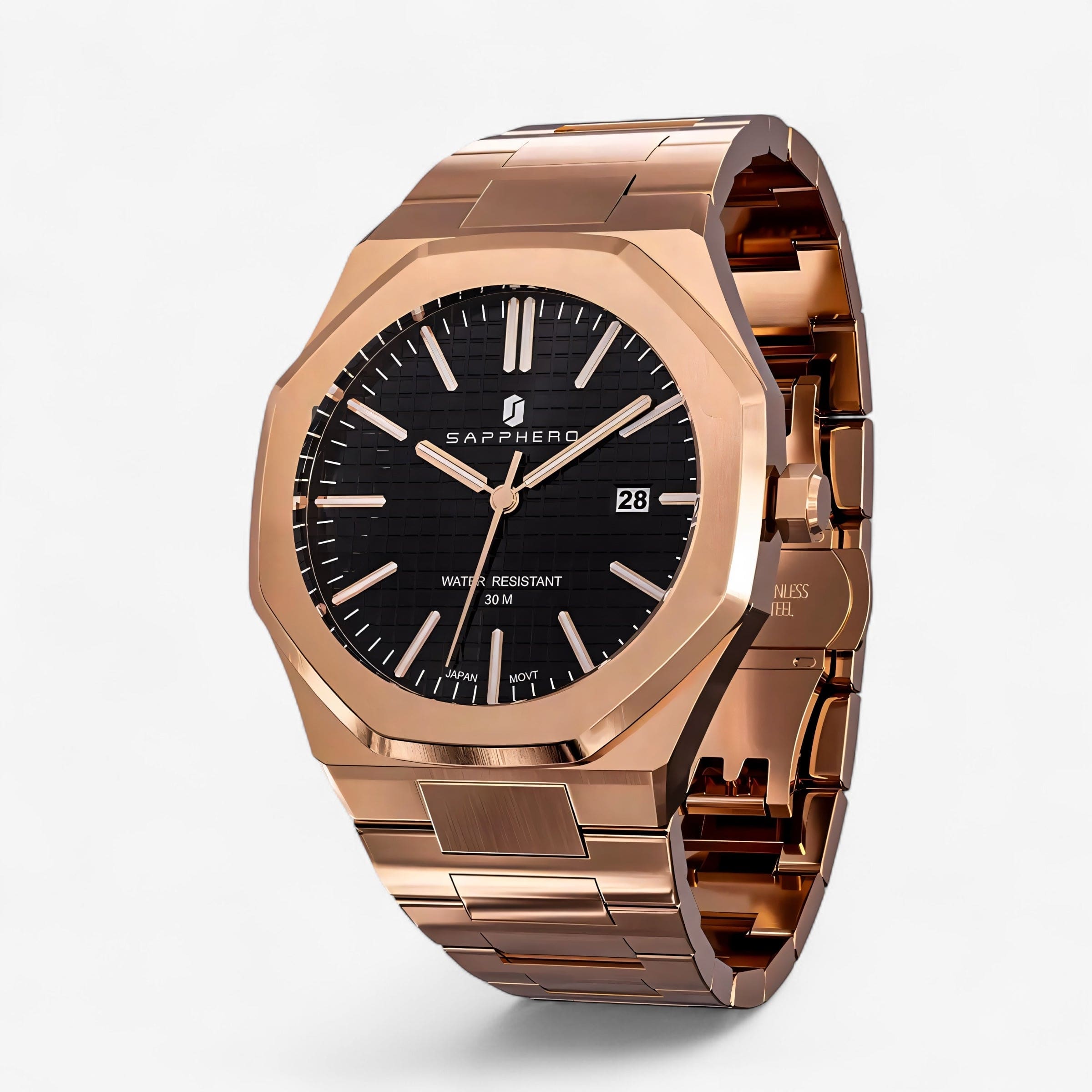 Muški Poslovni Sat SAPPHERO SO2110G - Rose Black Gold