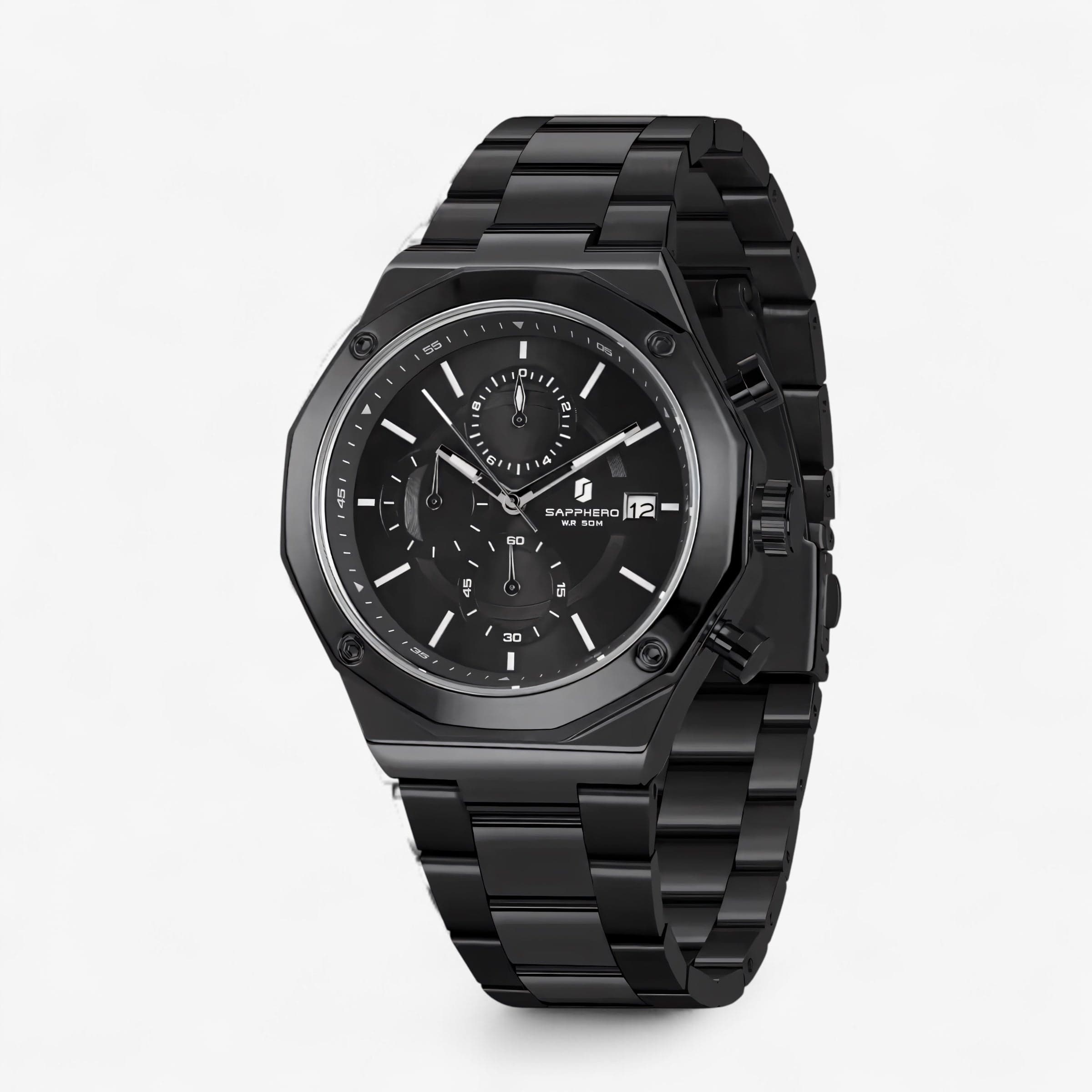 Muški Poslovni sat Sapphero SO2203 - BLACK