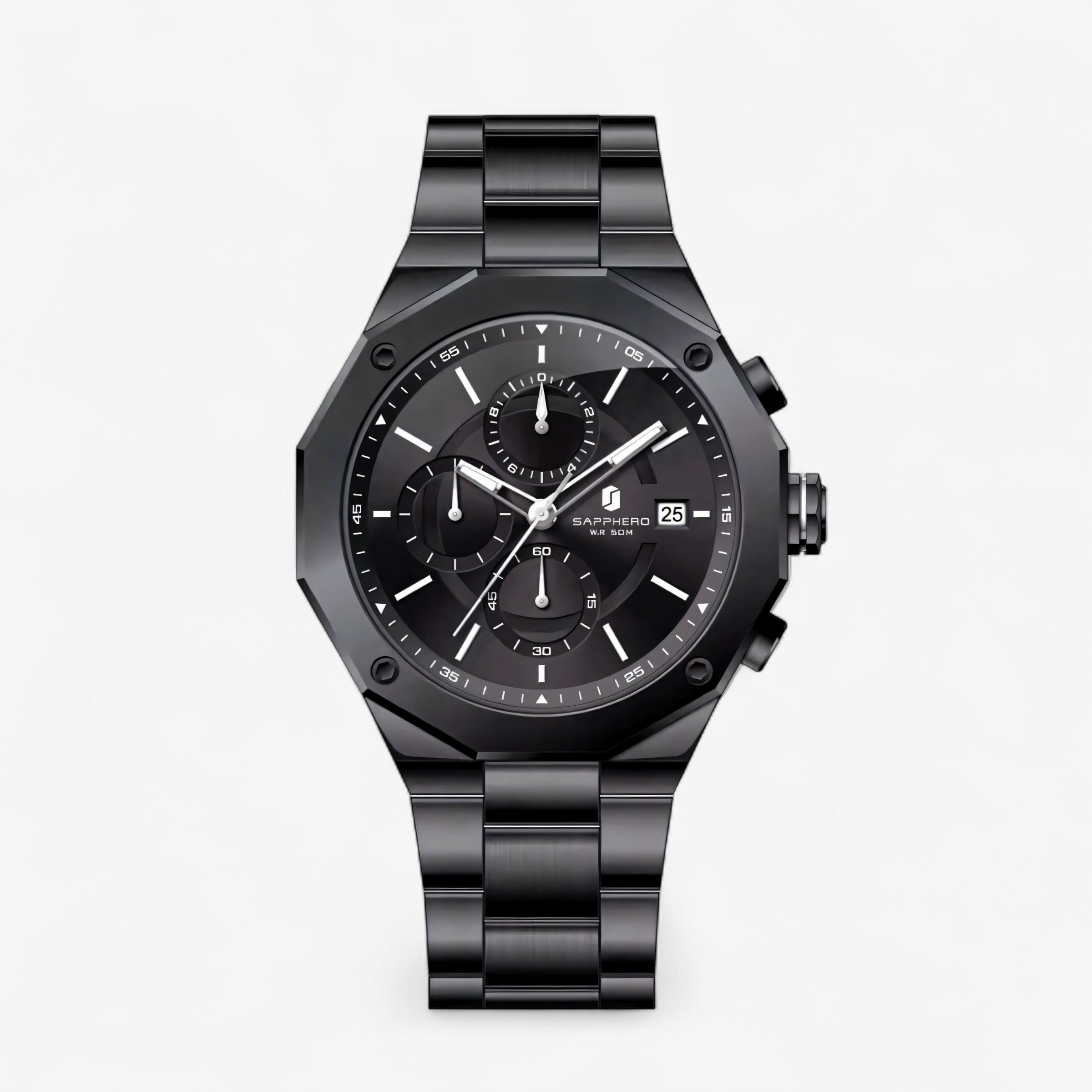 Muški Poslovni sat Sapphero SO2203 - BLACK