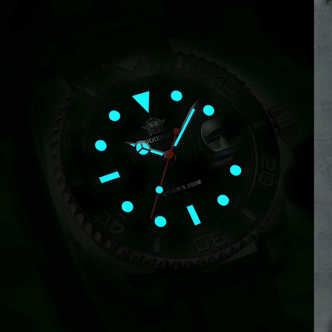 Muški Ronilački Sat ADDIESDIVE AD2040 - Black/Orange