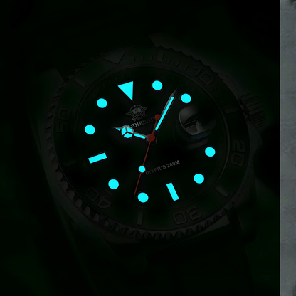 Muški Ronilački Sat ADDIESDIVE AD2040 - Black/Orange