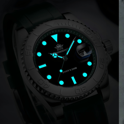 Muški Ronilački Sat ADDIESDIVE AD2040 - Silver/Yellow