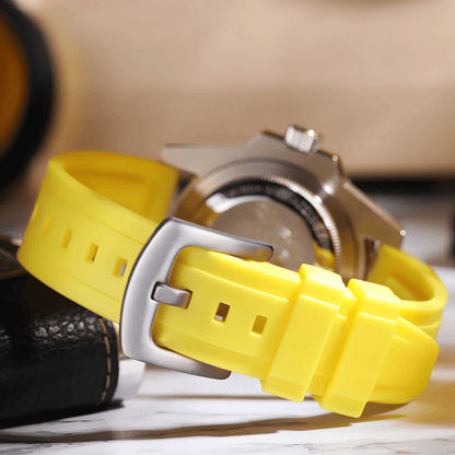 Muški Ronilački Sat ADDIESDIVE AD2040 - Silver/Yellow