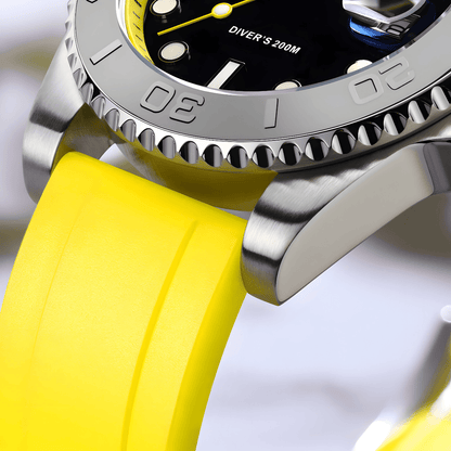 Muški Ronilački Sat ADDIESDIVE AD2040 - Silver/Yellow