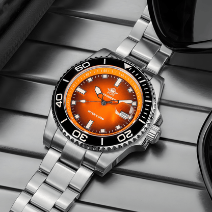 Muški Ronilački Sat ADDIESDIVE AD2089 Metal - Orange