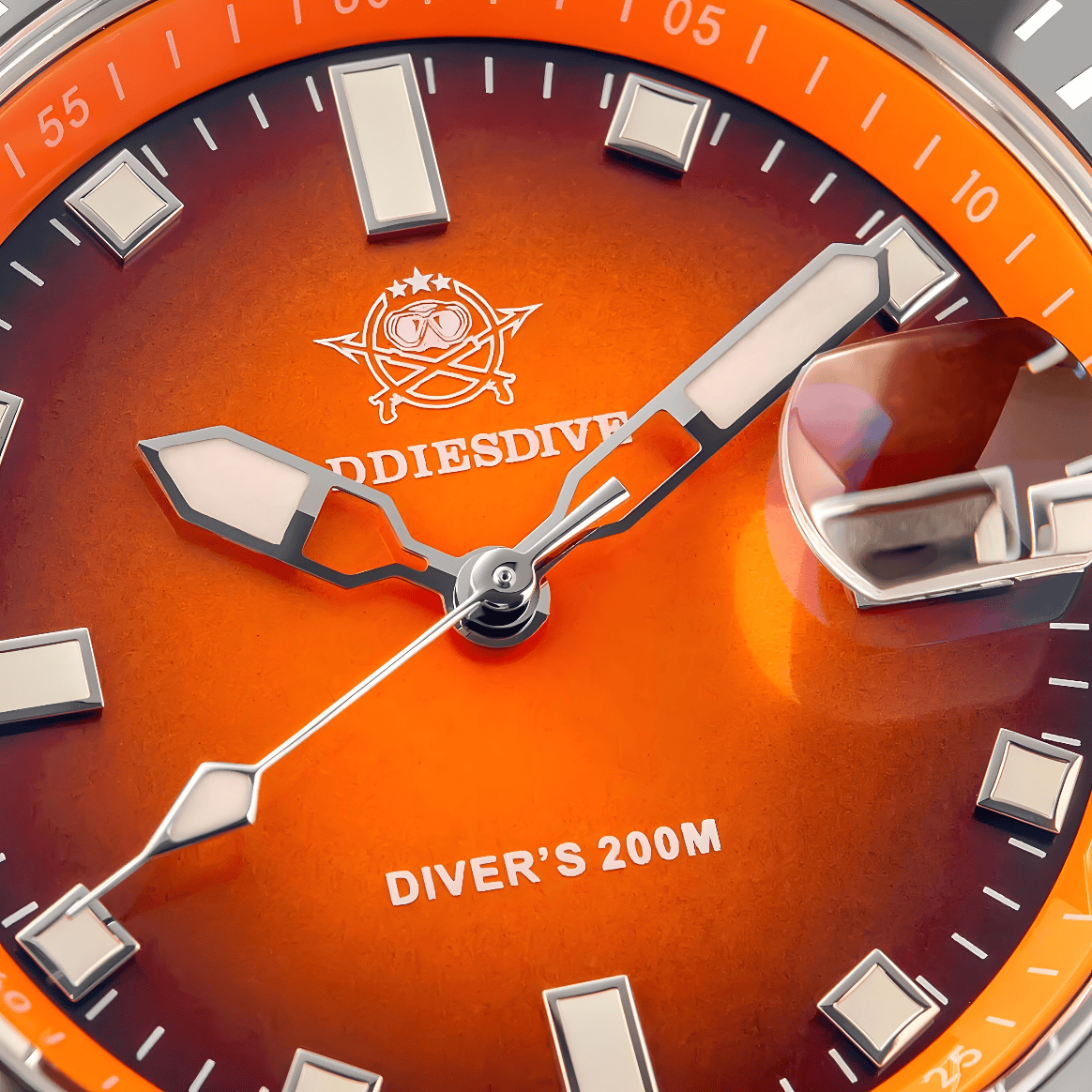 Muški Ronilački Sat ADDIESDIVE AD2089 Metal - Orange