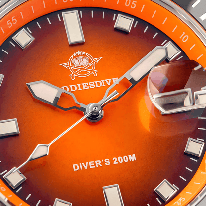 Muški Ronilački Sat ADDIESDIVE AD2089 Metal - Orange