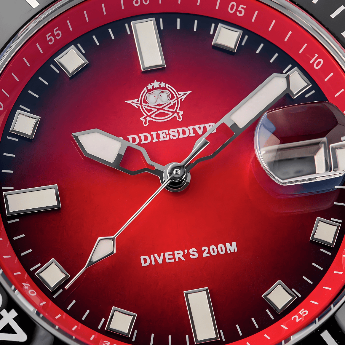 Muški Ronilački Sat ADDIESDIVE AD2089 - Red
