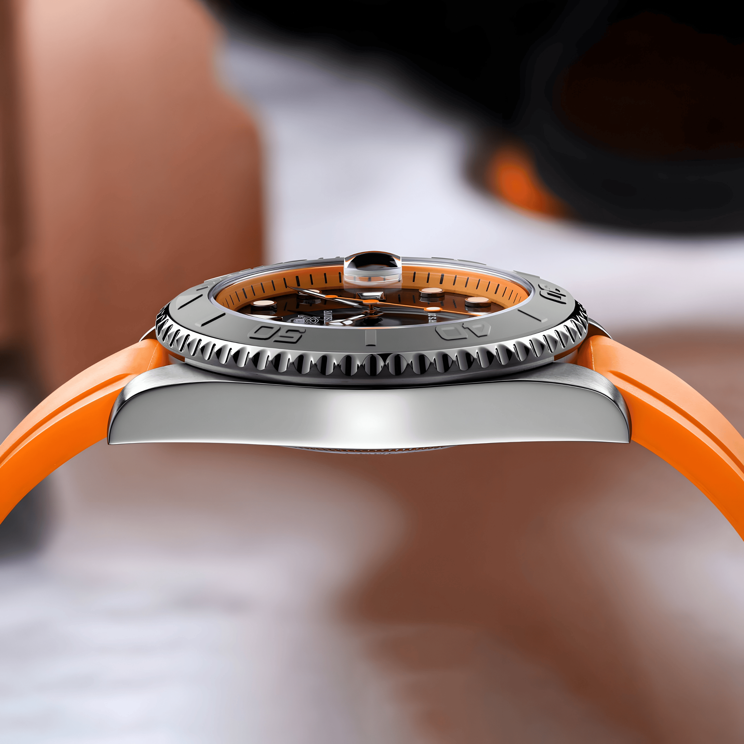 Muški Sat ADDIESDIVE AD2040 - Narandžasta Boja