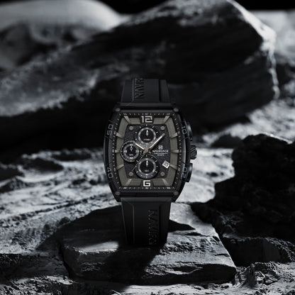 Prikaz Muškog sata Naviforce NF6101 u crnoj boji – moderan sportsko-elegantan dizajn