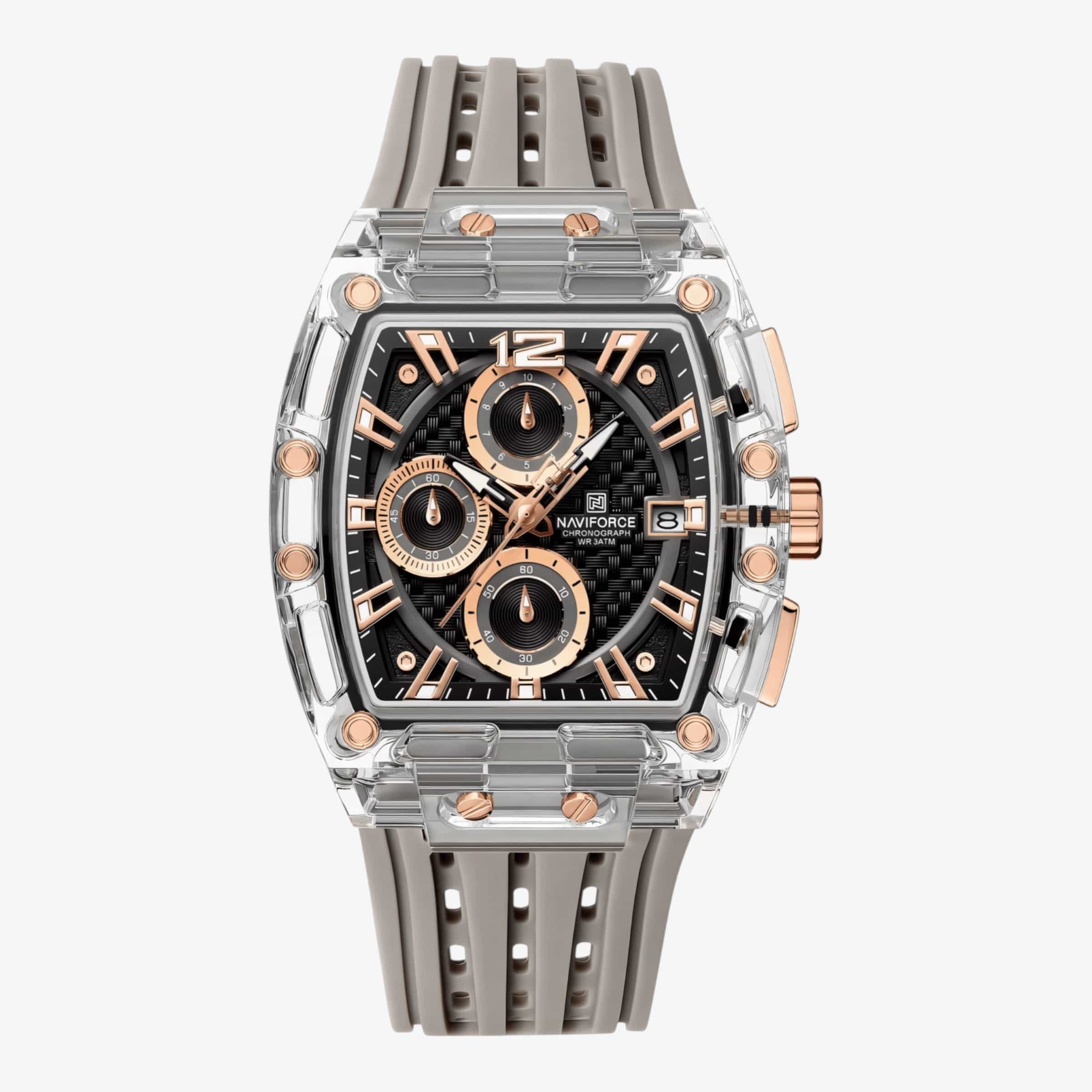 Muški sat NaviForce NF7105 - Siva Boja - CHRONOTREK