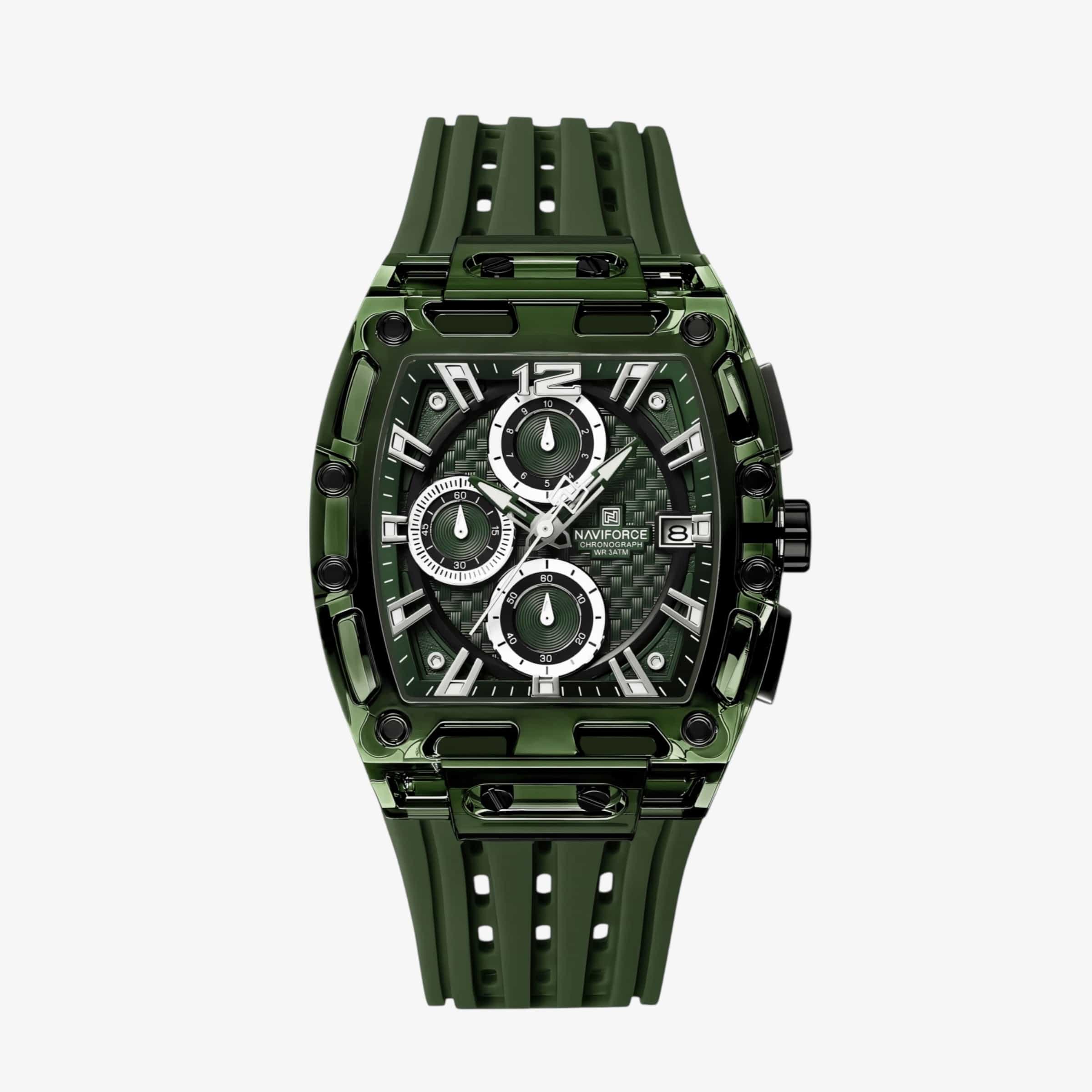 Muški sat NaviForce NF7105 - Zelena Boja - CHRONOTREK