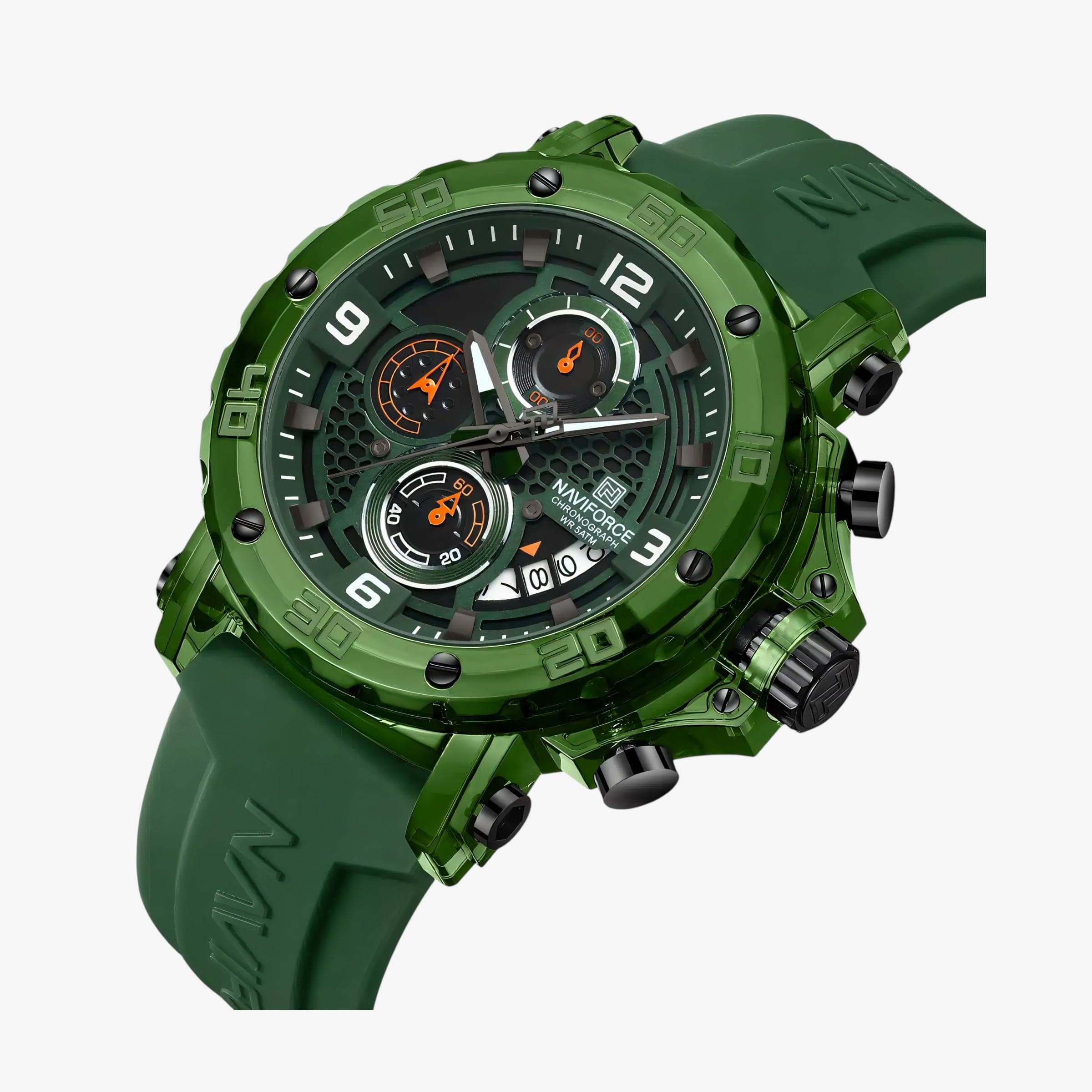 Muški sat NaviForce NF7123 - Zelena Boja