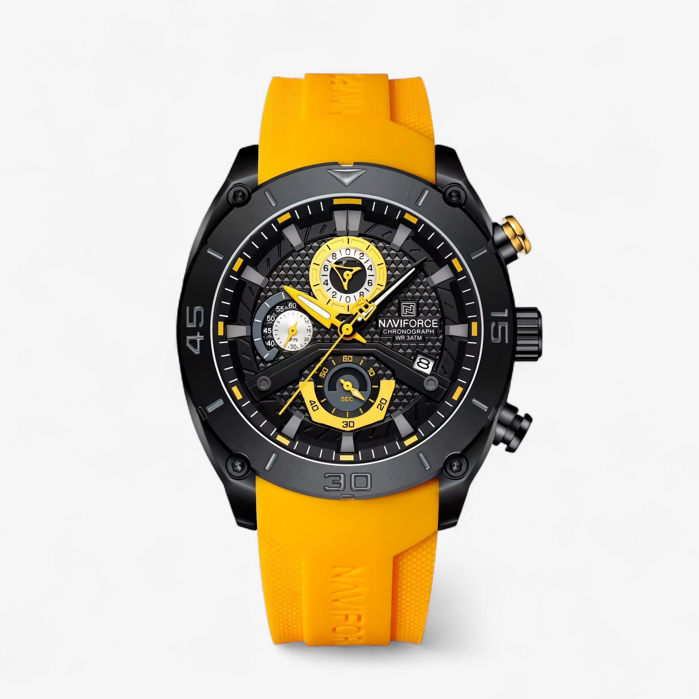 Muški Sat NaviForce NF8038 - Žuta Boja