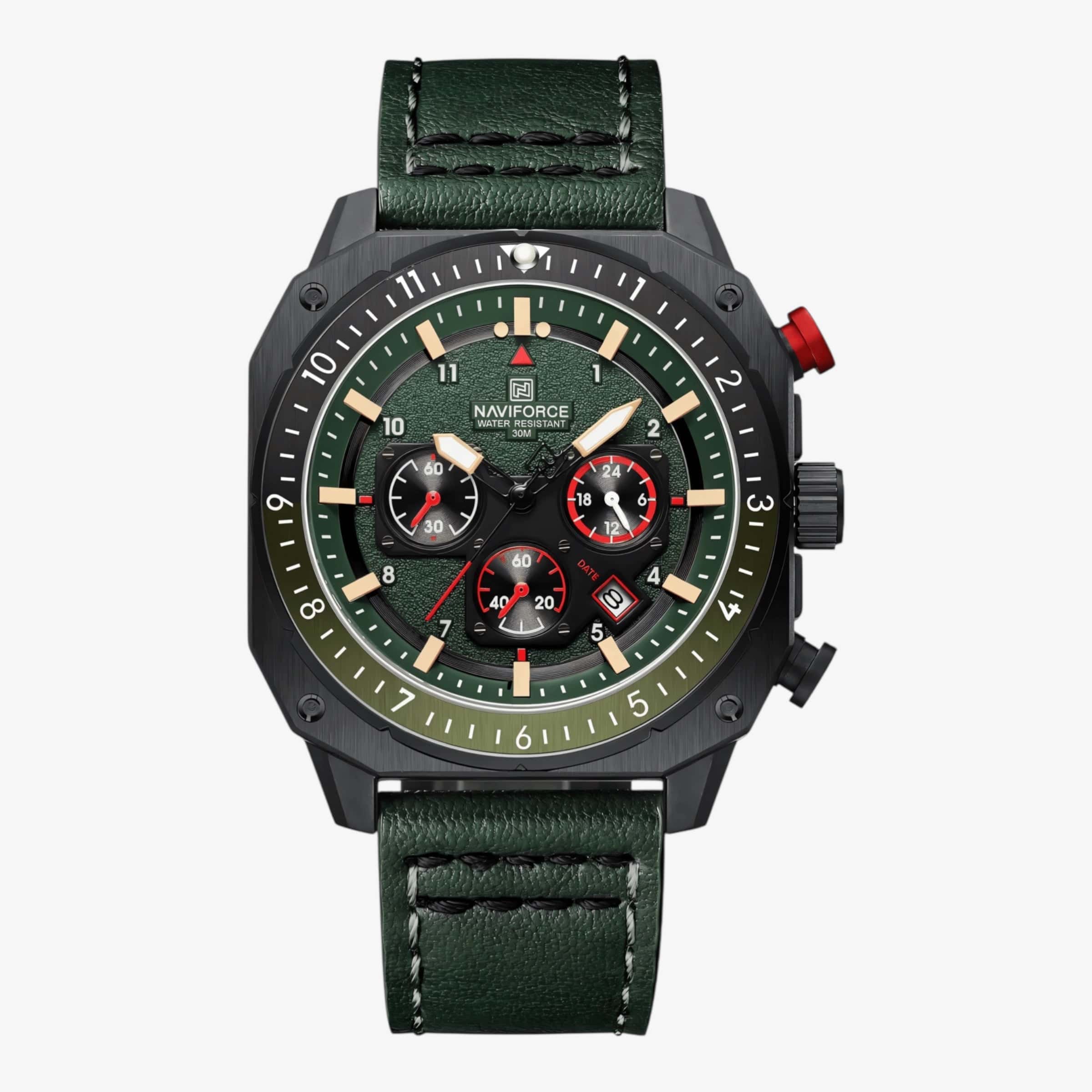 Muški Sat Naviforce NF8057 Pilot’s - Zelena Boja