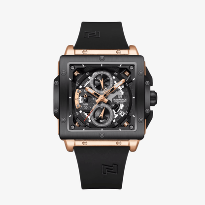 Muški sat NaviForce NF8064 Arrival - Black-Gold
