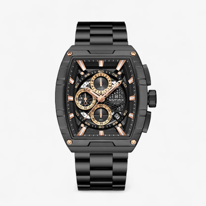 Muški Sat NaviForce NF8066 - Crna-Rose Gold Boja