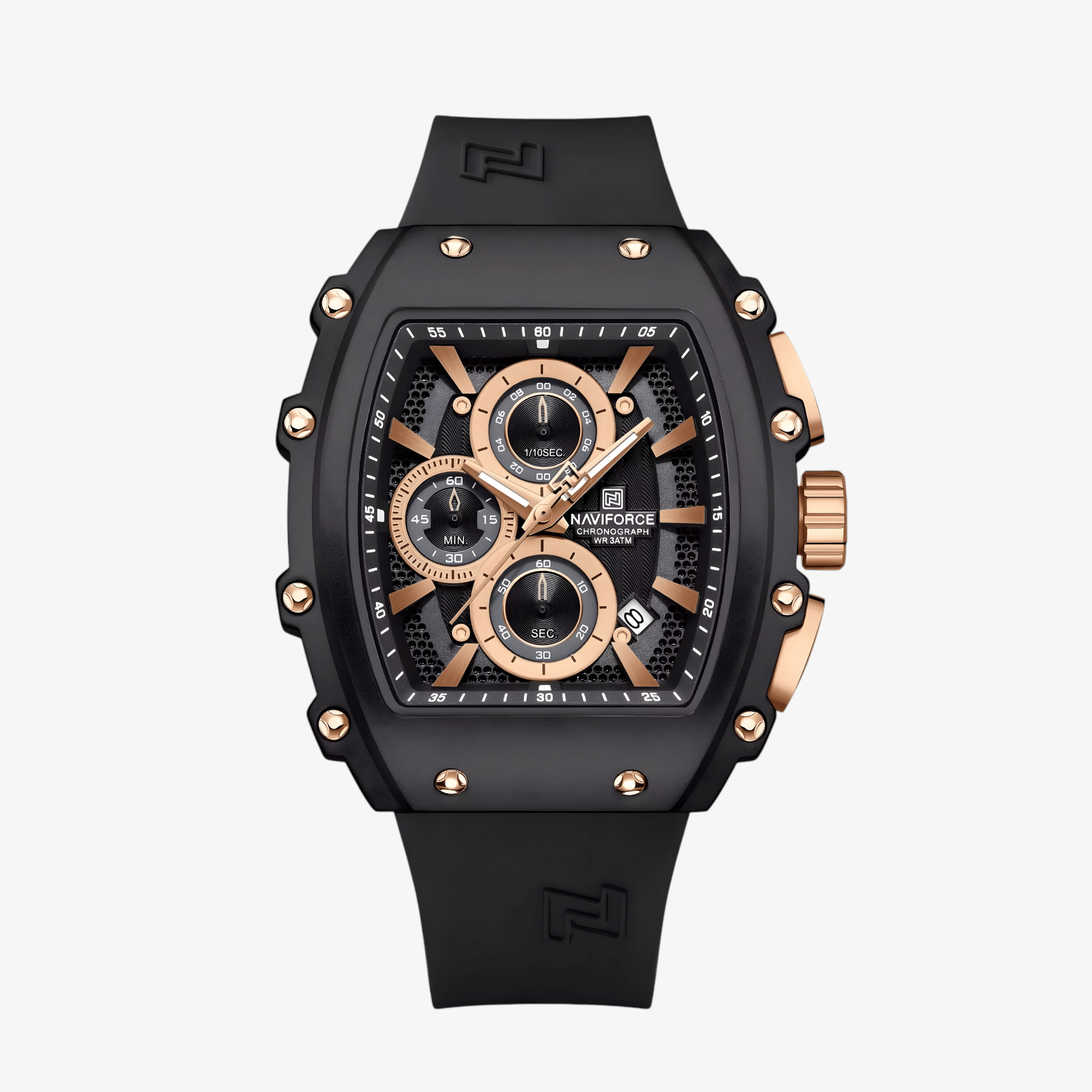 Muški Sat NaviForce NF8070 Armox - Black-Rose Gold