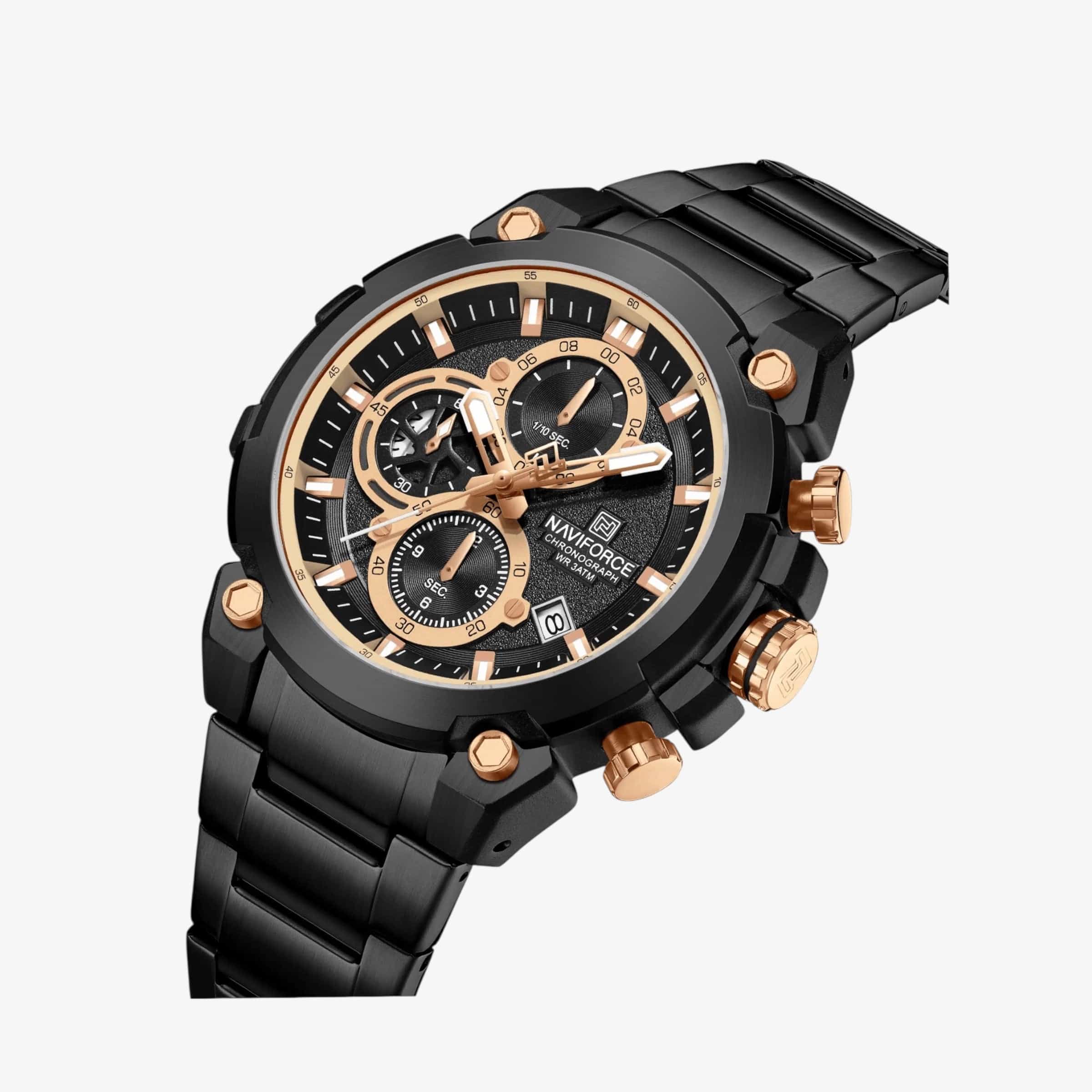 Muški sat NaviForce NF8071 Striker - Gold