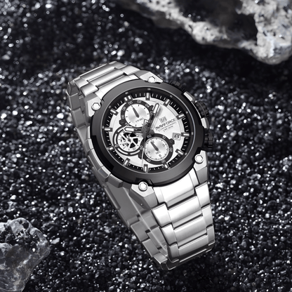 Muški sat NaviForce NF8071 Striker - Silver