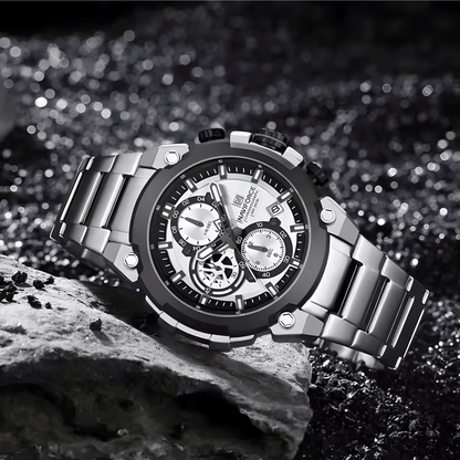 Muški sat NaviForce NF8071 Striker - Silver