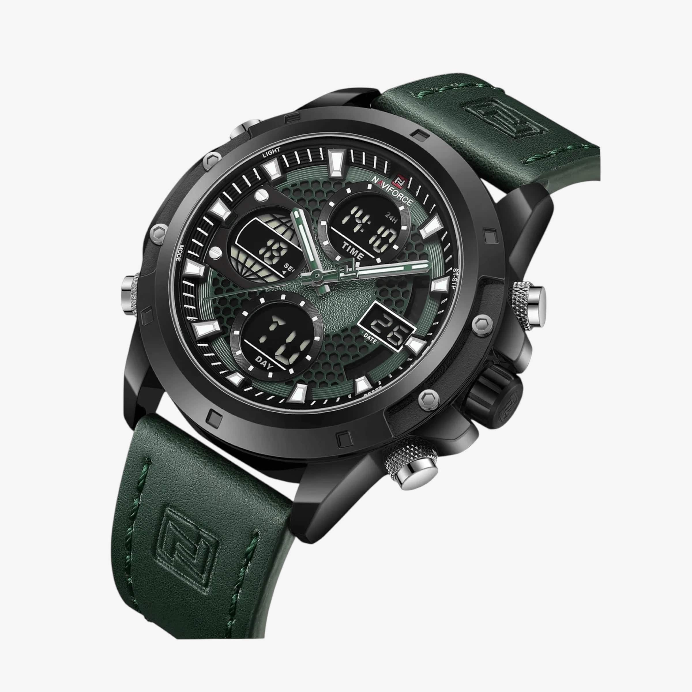 Muški Sat NaviForce NF9225 - Zelena Boja