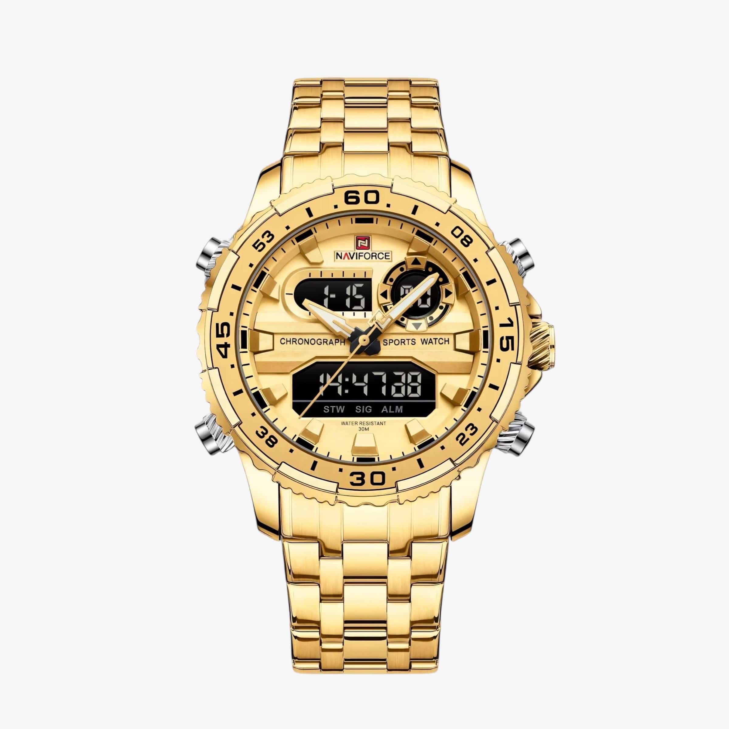 Muški Sat Naviforce NF9234 – Zlatna Boja
