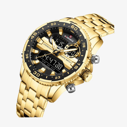 Muški Sat Naviforce NF9234 – Zlatna-Crna Boja