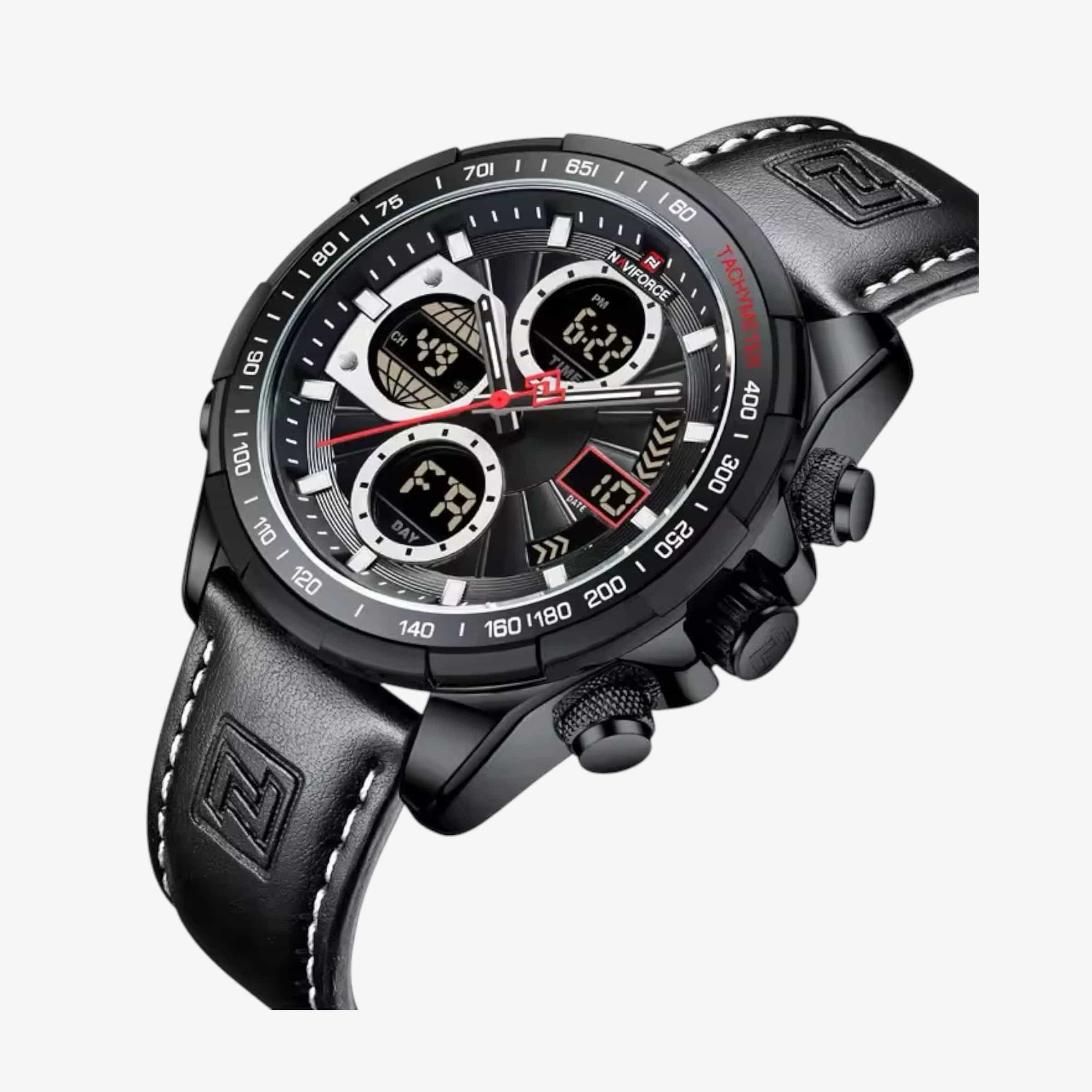 Muški Sat NaviForce Ranger NF9197 - Crna Boja