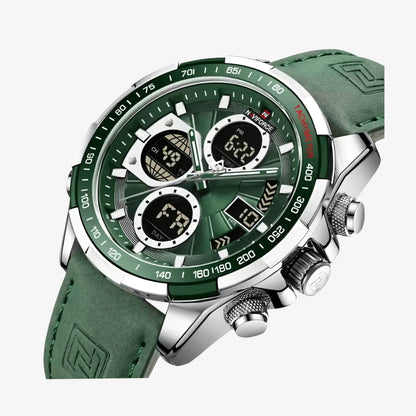 Muški Sat NaviForce Ranger NF9197 - Zelena Boja