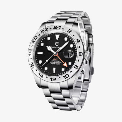 Muški Sat Pagani Design PD-1682 Automatik - Black Explorer GMT