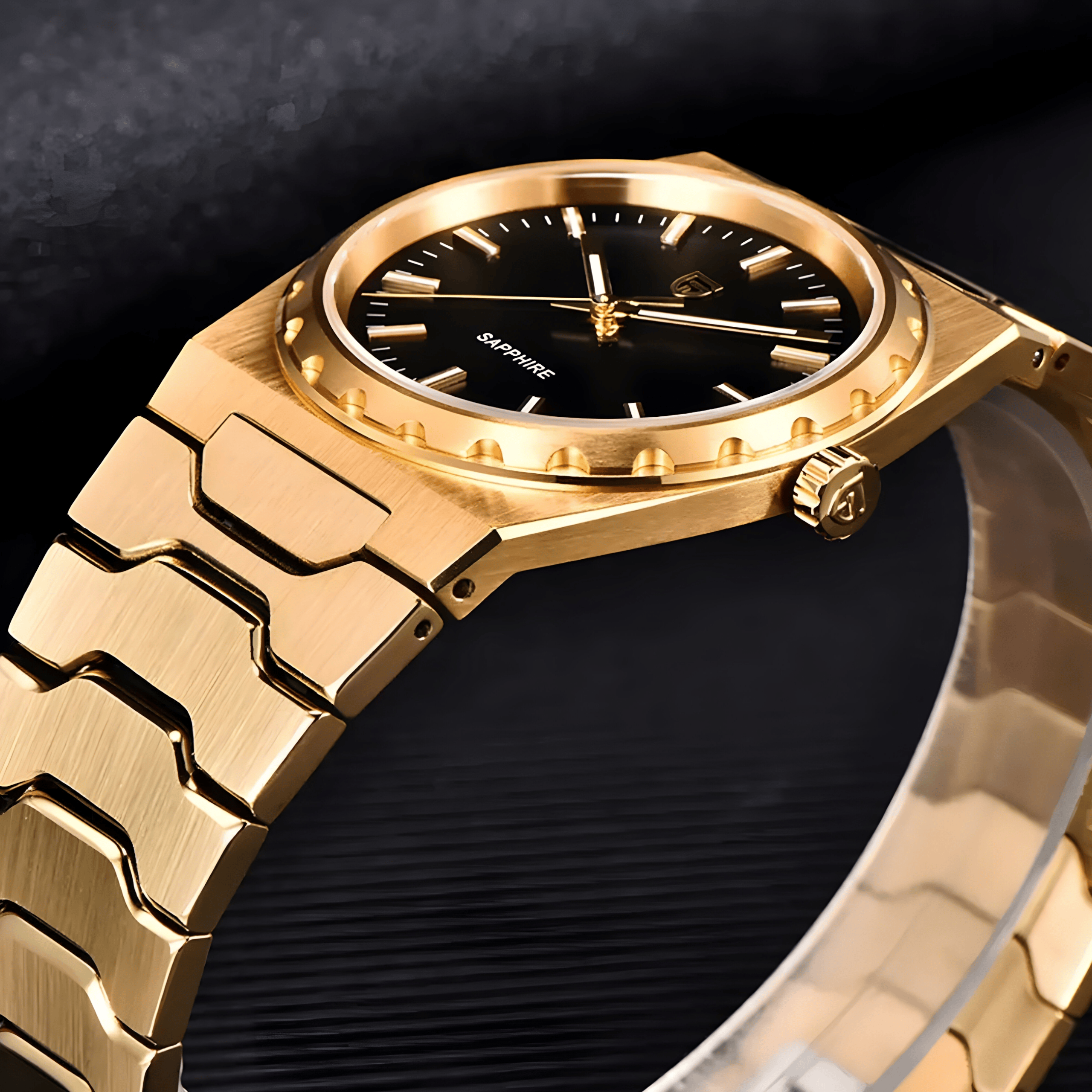 Muški Sat Pagani Design PD-YS020 Explorer - Gold/Black