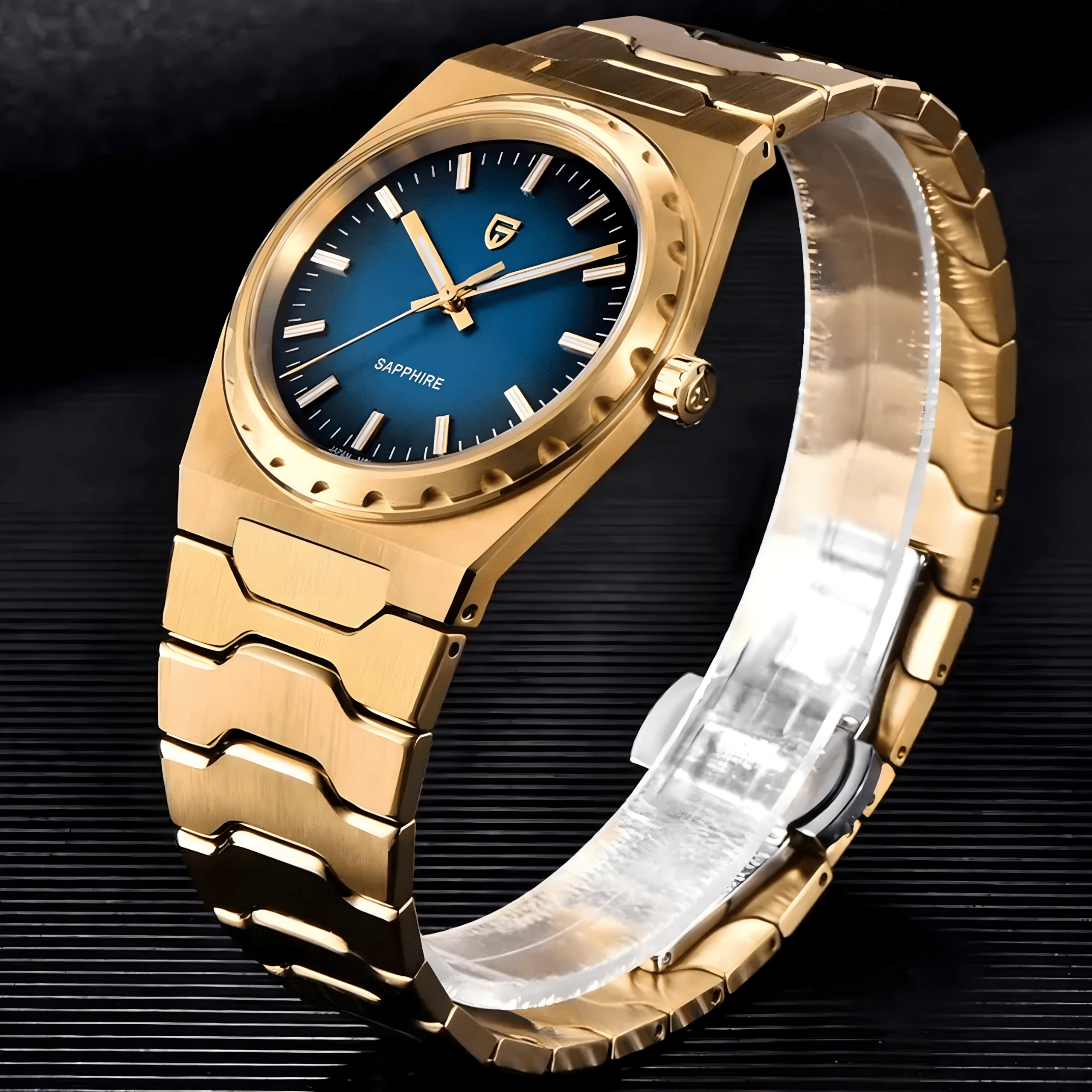 Muški Sat Pagani Design PD-YS020 Explorer - Gold/Blue