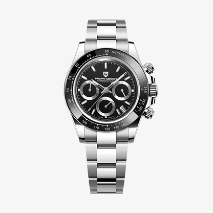 Muški Sat Pagani Design PD1644 Daytona Metal - Silver/Black