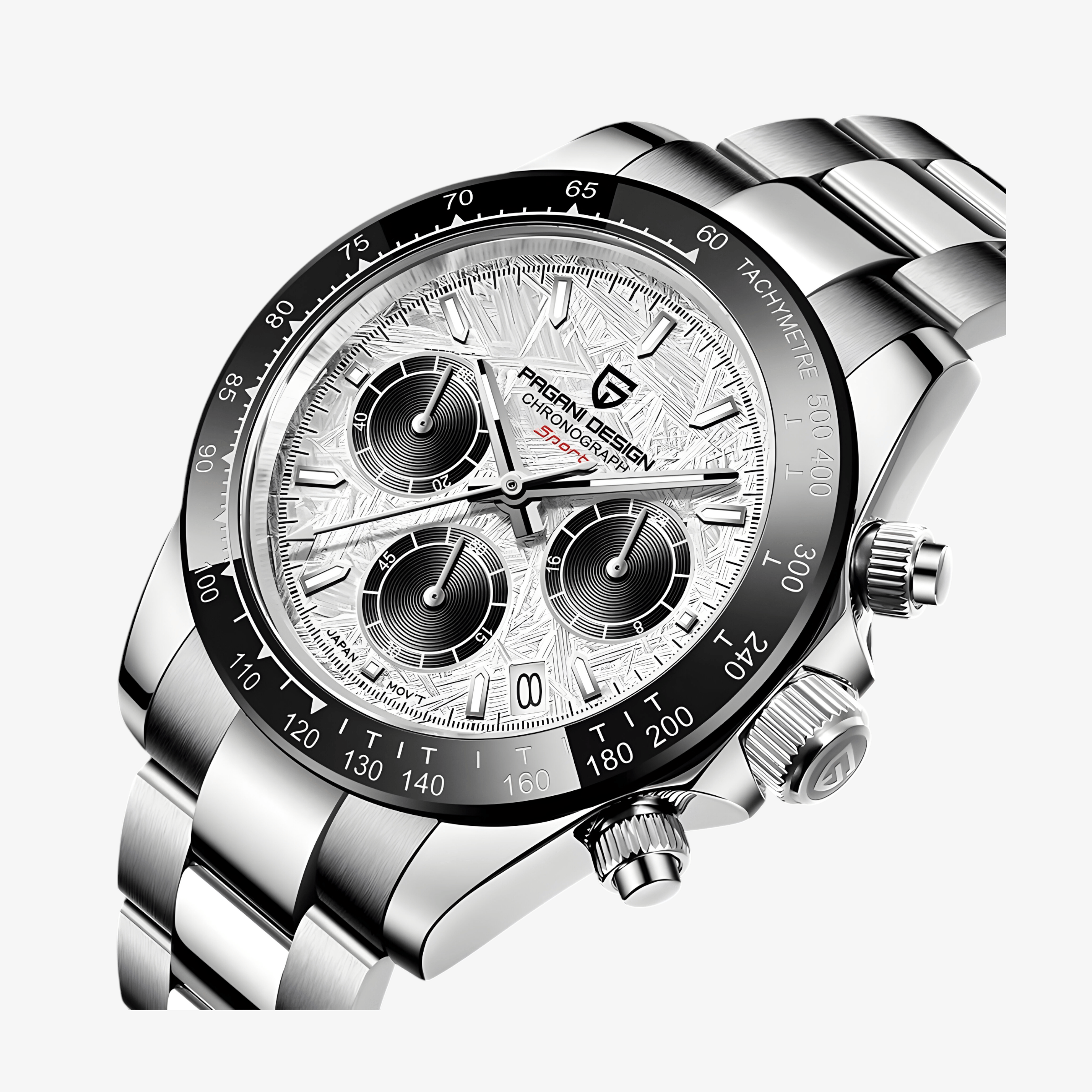 Muški Sat Pagani Design PD1644 Daytona Metal - Silver