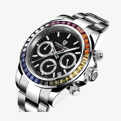 Muški Sat Pagani Design PD1644 Daytona Rainbow - Black