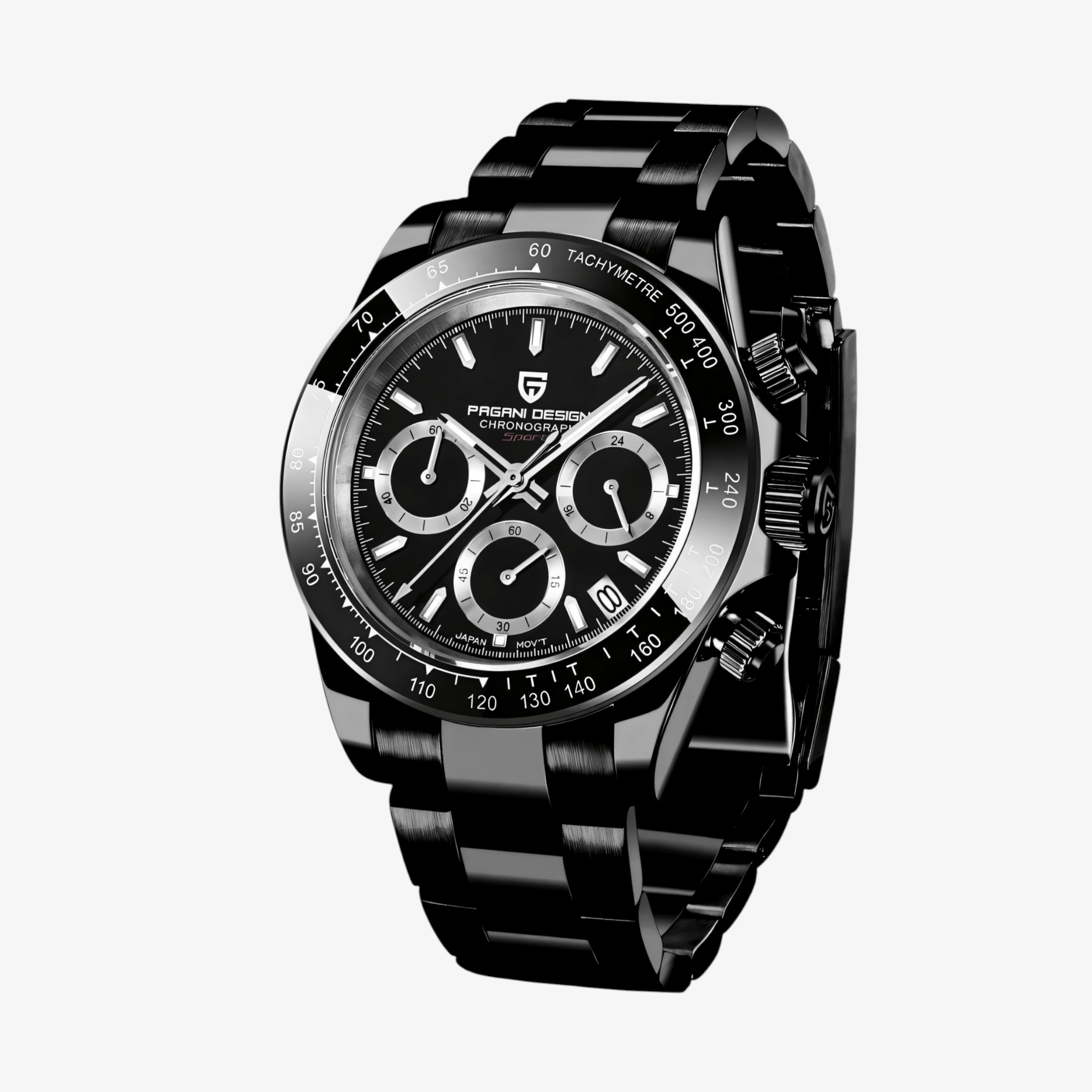 Muški Sat Pagani Design PD1664 Daytona Metal - Black