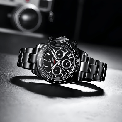 Muški Sat Pagani Design PD1664 Daytona Metal - Black