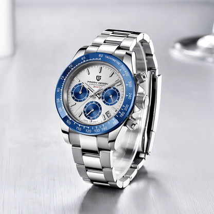 Muški Sat Pagani Design PD1664 Daytona Metal - Blue